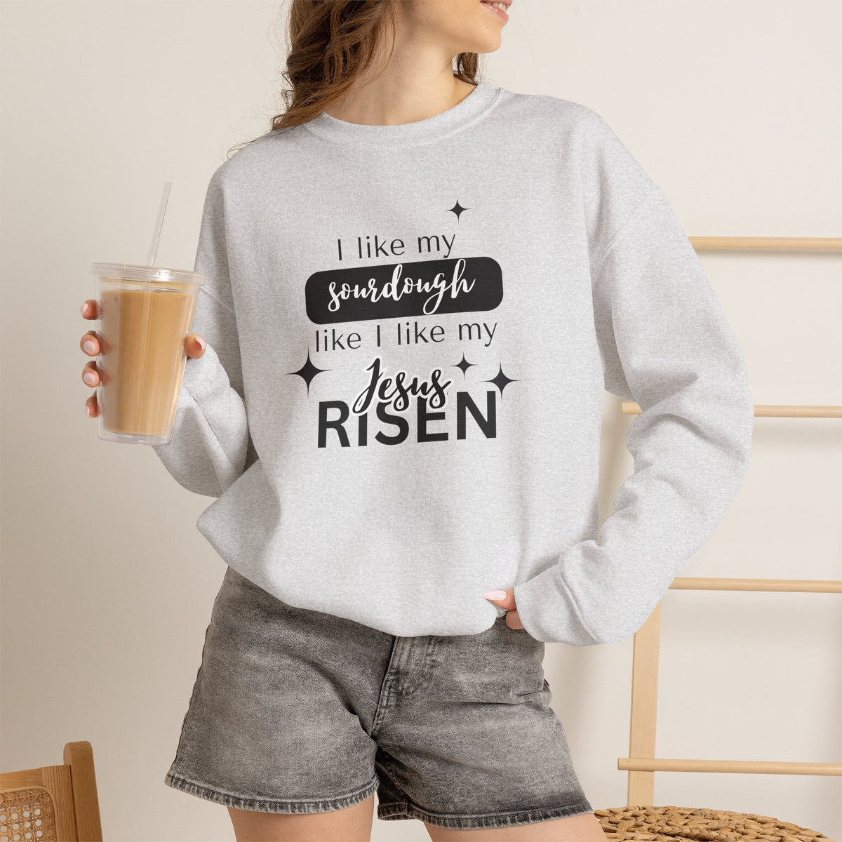 Sourdough & Jesus Crewneck Sweatshirt