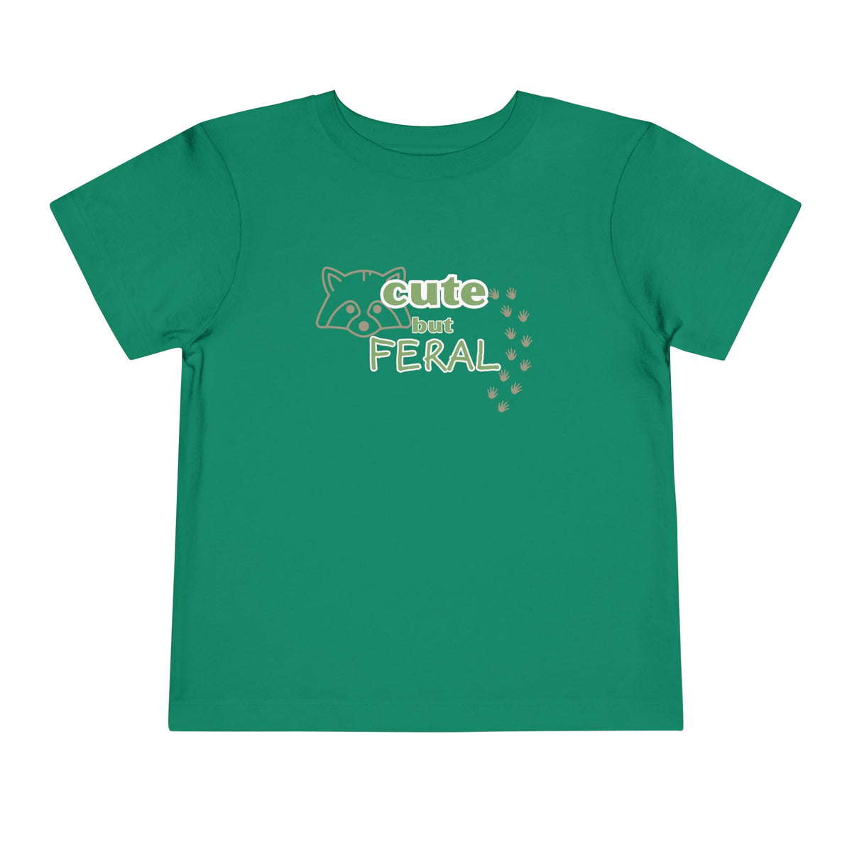 Cute But Feral Toddler Short Sleeve Tee