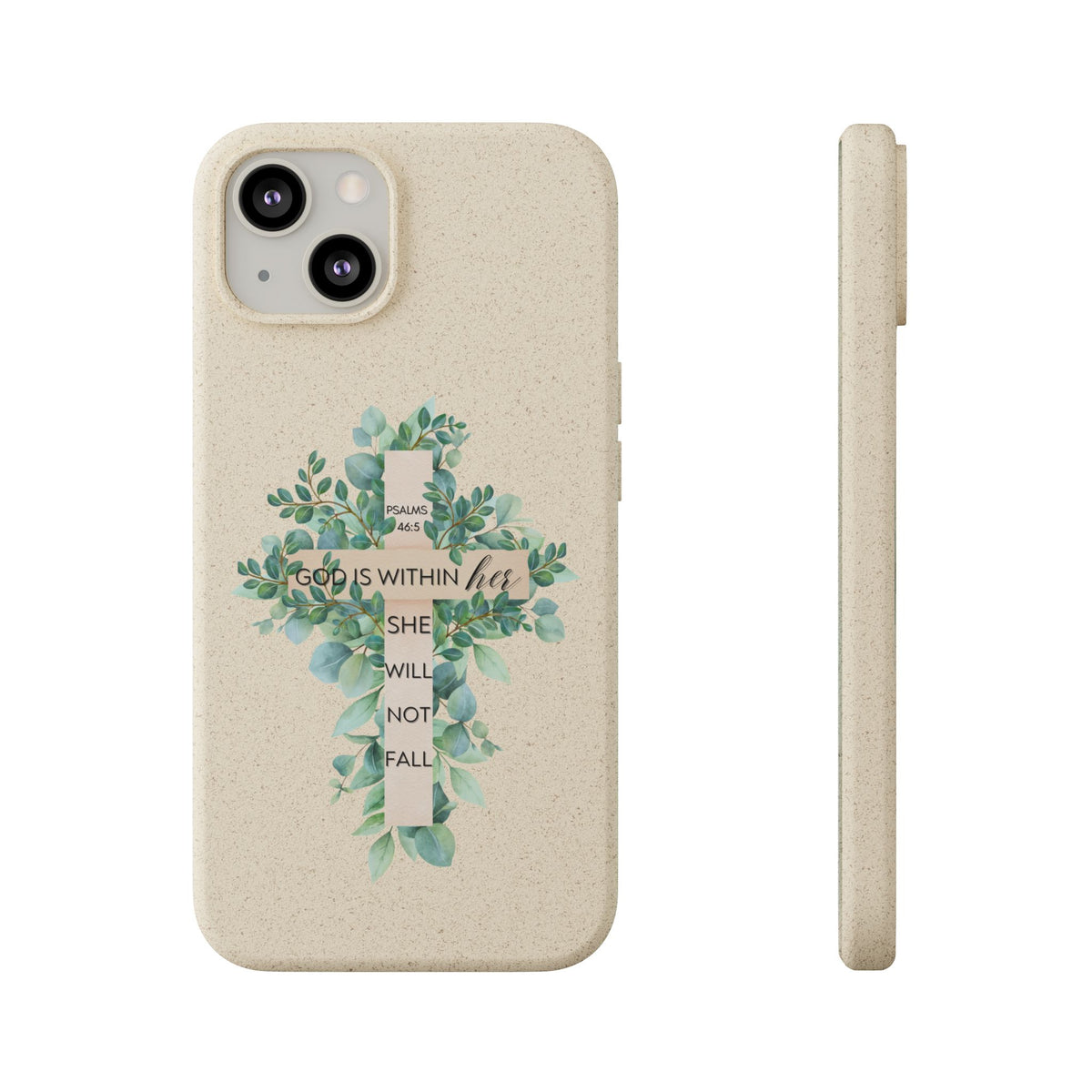 God Is Within Her Biodegradable iPhone Case