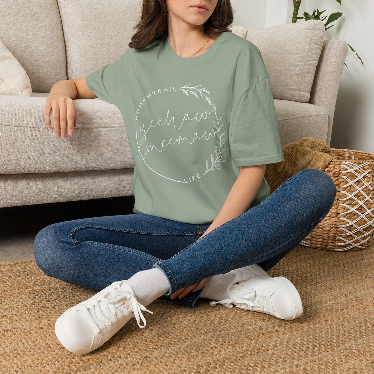 Homestead Life Yeehaw Meemaw Tshirt