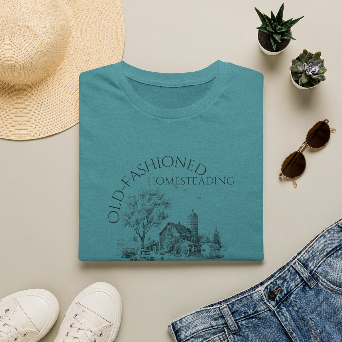 Old fashioned Homesteading On Purpose T-Shirt