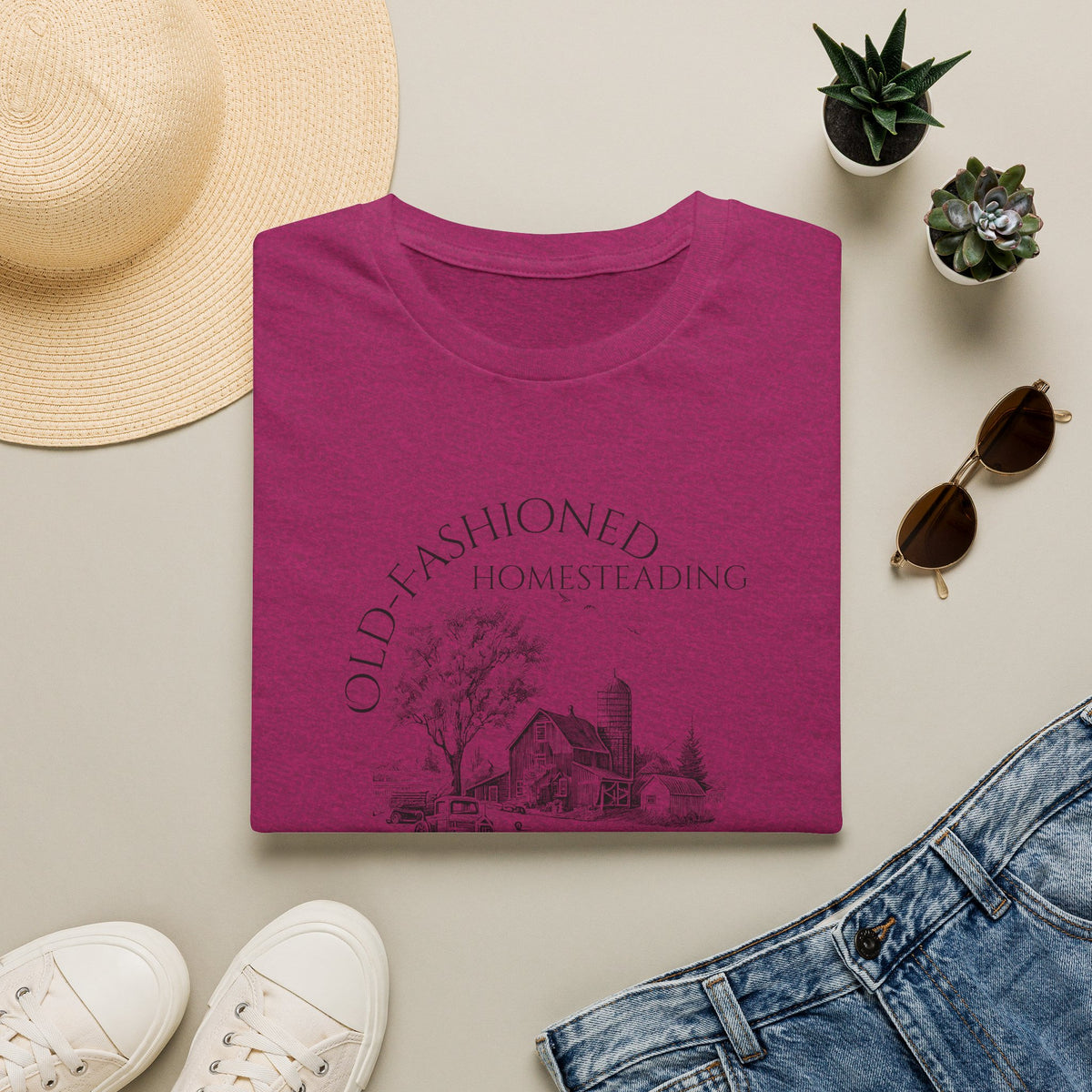 Old fashioned Homesteading On Purpose T-Shirt