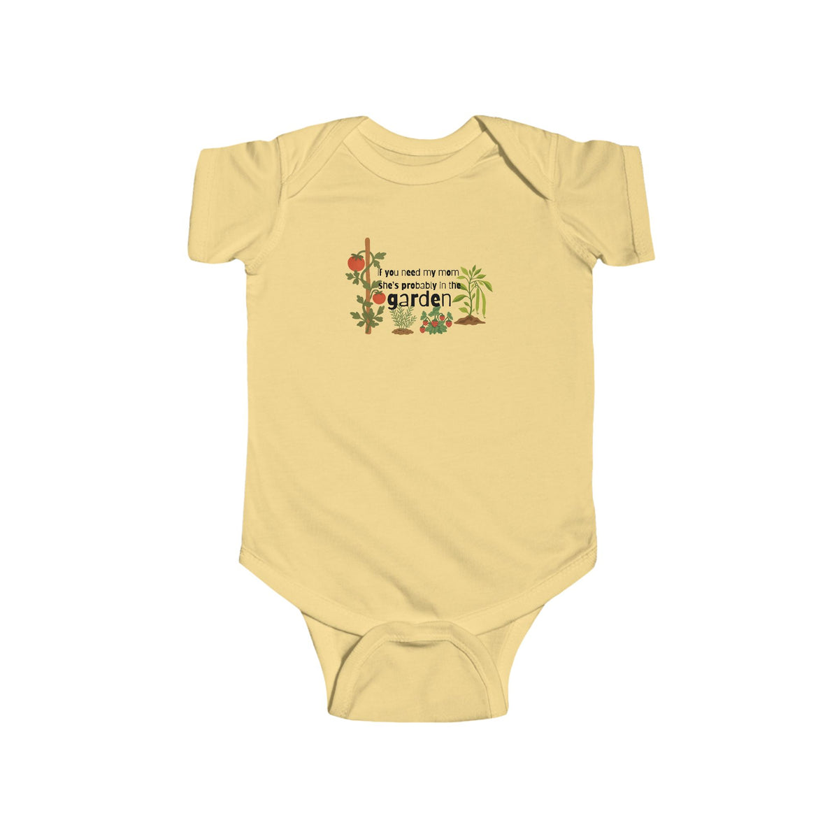 Mom's In The Garden Infant Fine Jersey Bodysuit
