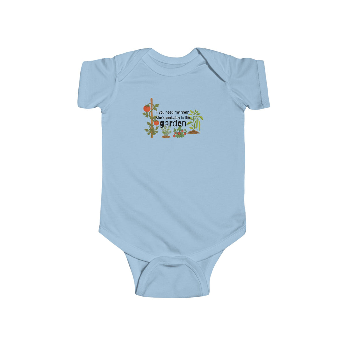 Mom's In The Garden Infant Fine Jersey Bodysuit