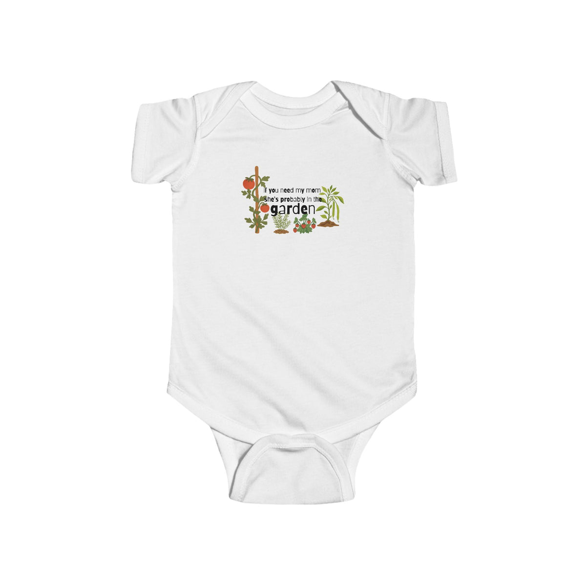 Mom's In The Garden Infant Fine Jersey Bodysuit