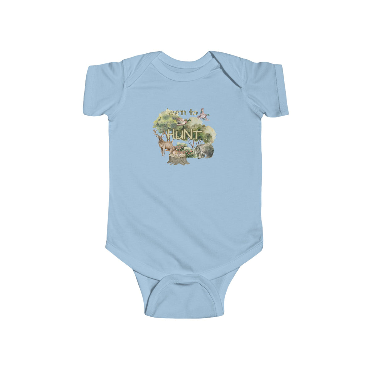 Born To Hunt Infant Fine Jersey Bodysuit