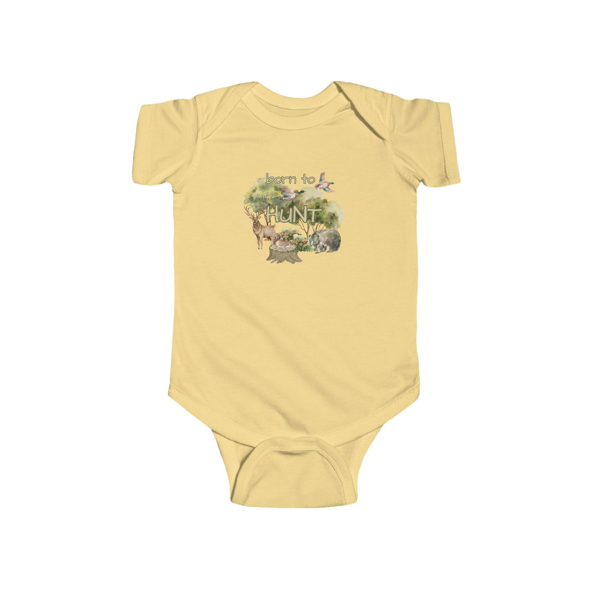 Born To Hunt Infant Fine Jersey Bodysuit