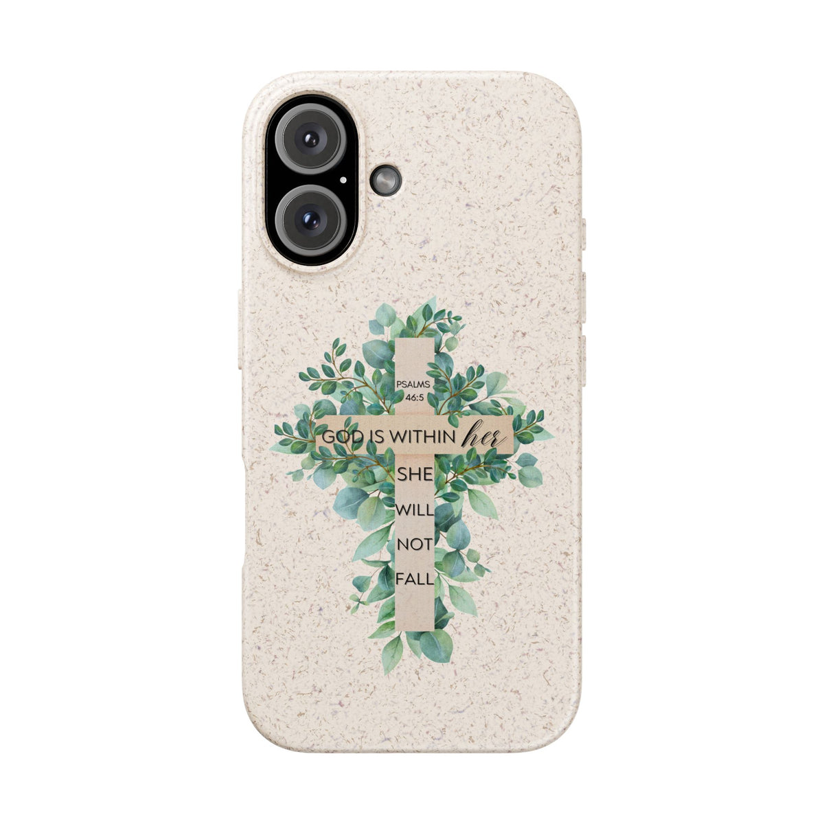God Is Within Her Biodegradable iPhone Case