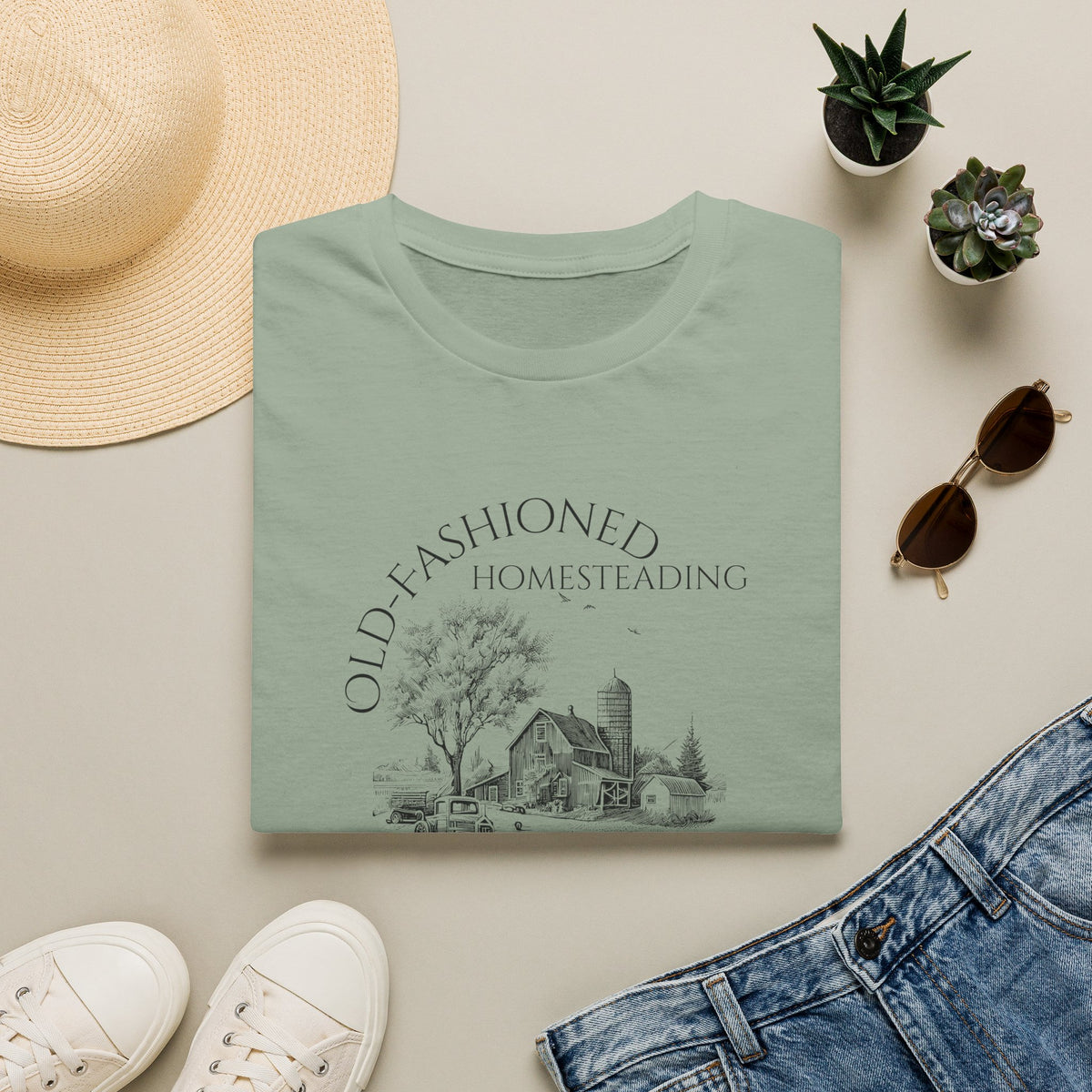 Old fashioned Homesteading On Purpose T-Shirt