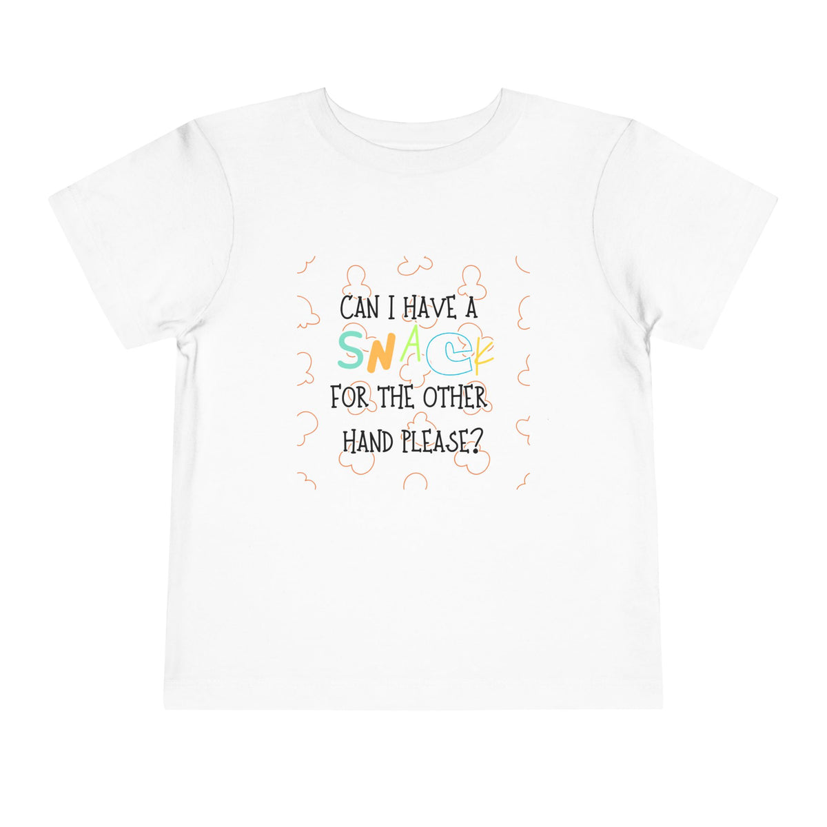 Snack For The Other Hand Toddler Short Sleeve Tee