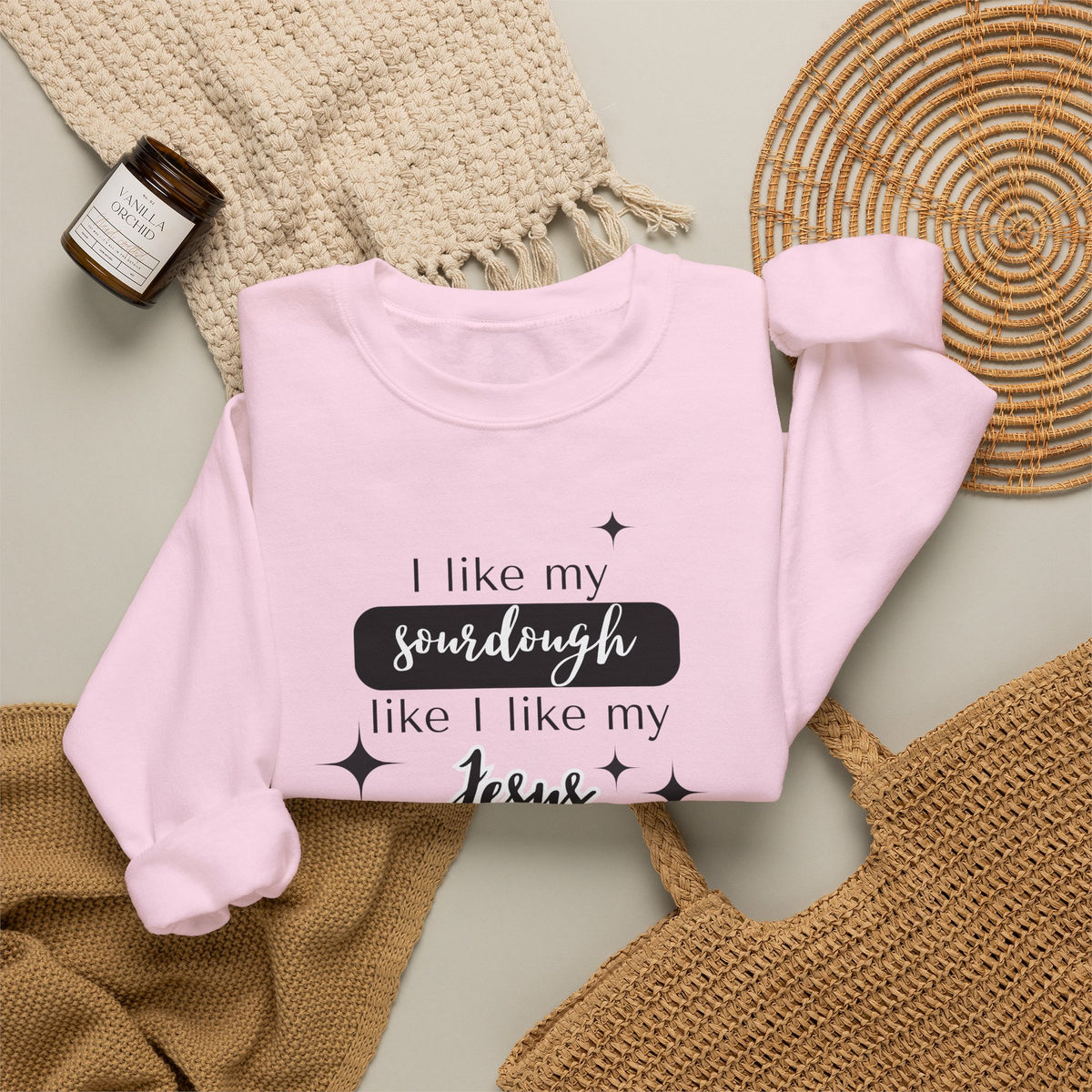 Sourdough & Jesus Crewneck Sweatshirt