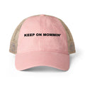 Keep on Mommin' Women's Washed Mesh-Back Cap
