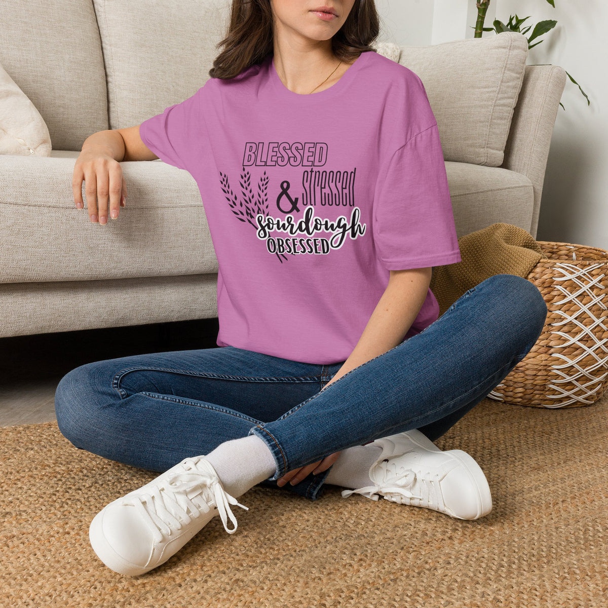Blessed Stressed & Sourdough Obsessed T-Shirt