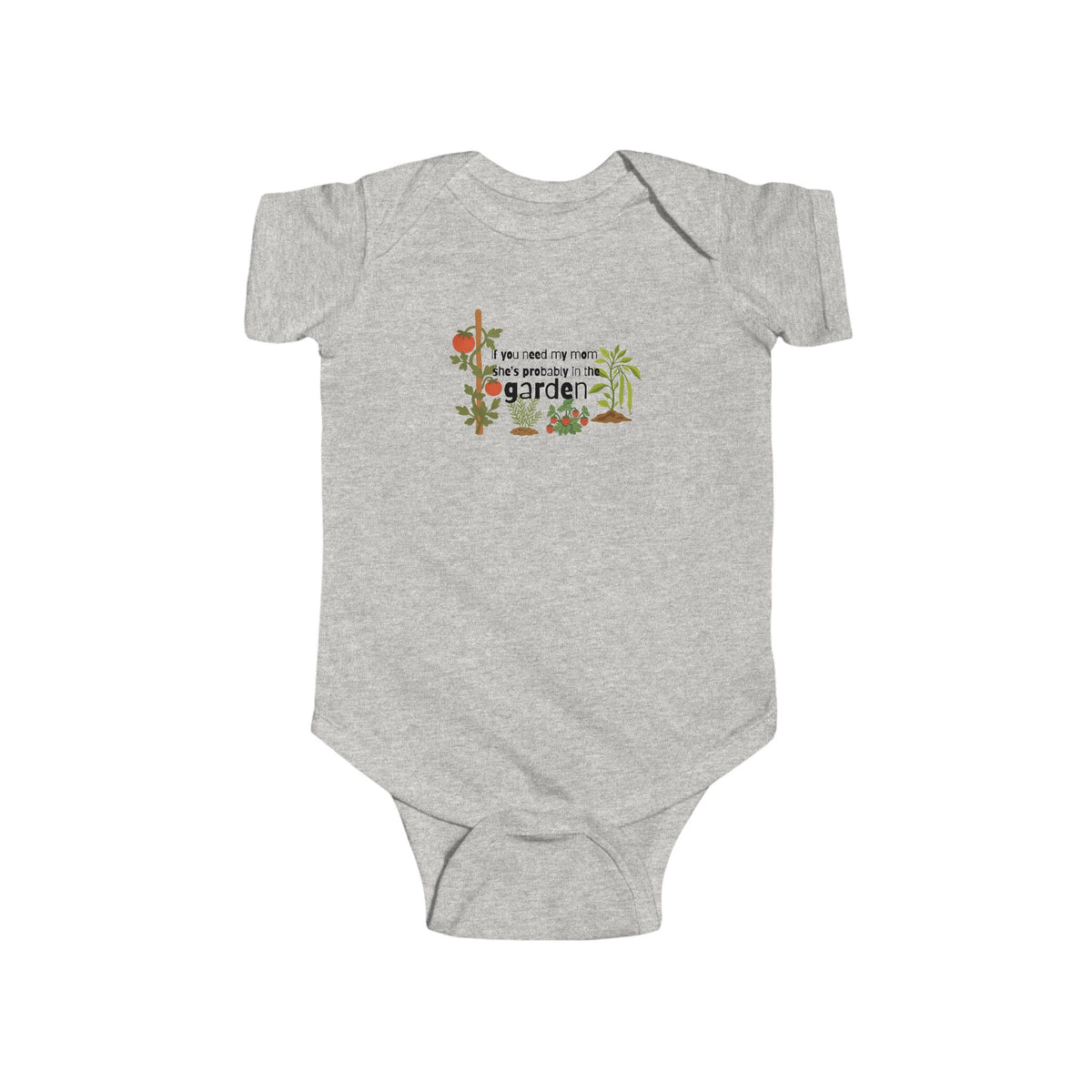 Mom's In The Garden Infant Fine Jersey Bodysuit