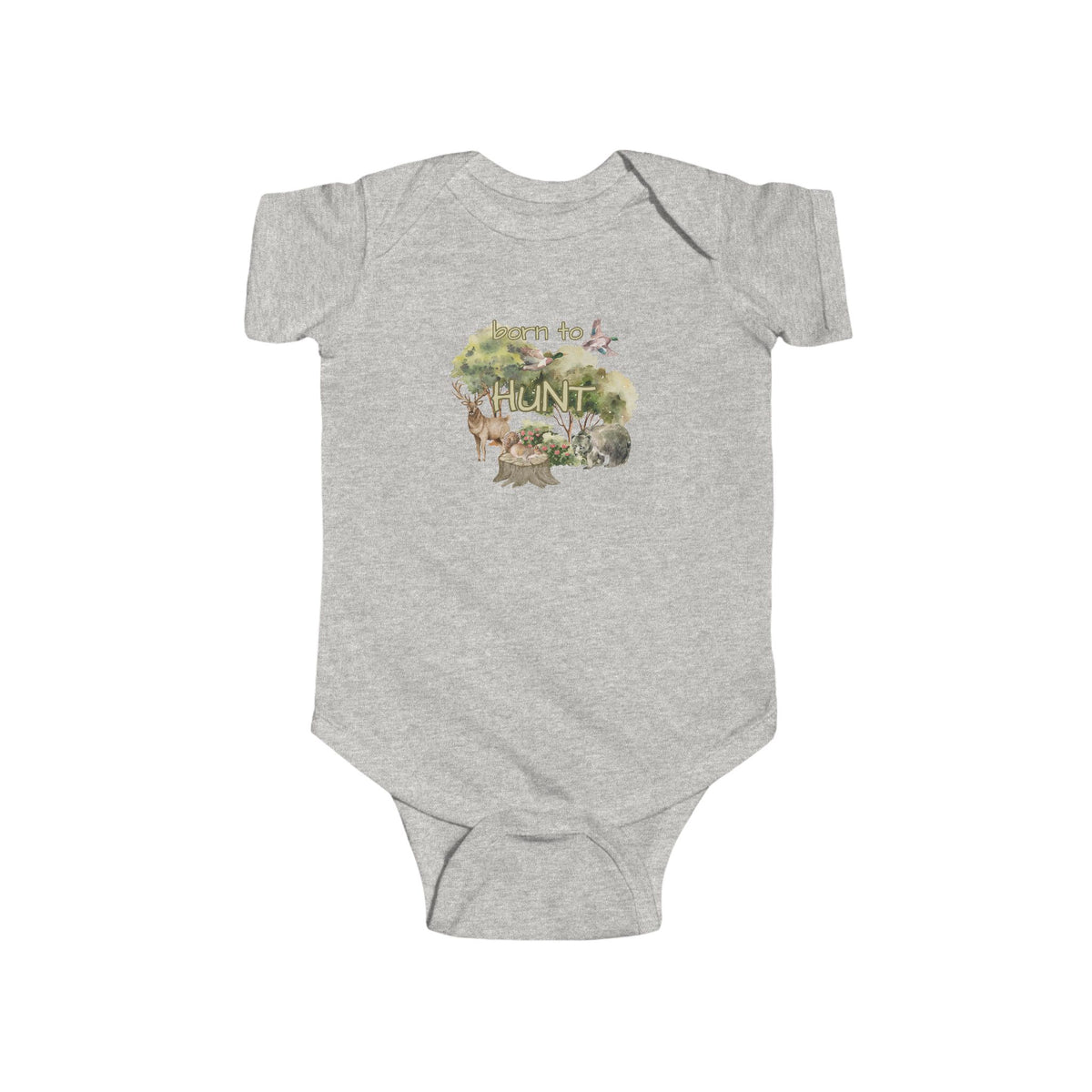 Born To Hunt Infant Fine Jersey Bodysuit