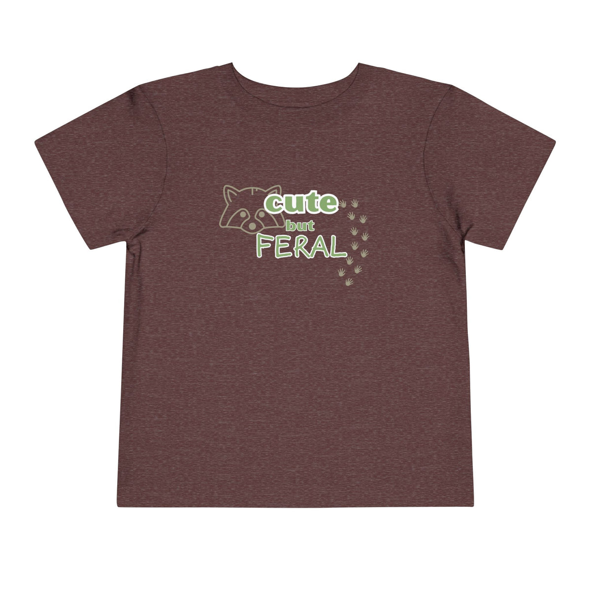 Cute But Feral Toddler Short Sleeve Tee