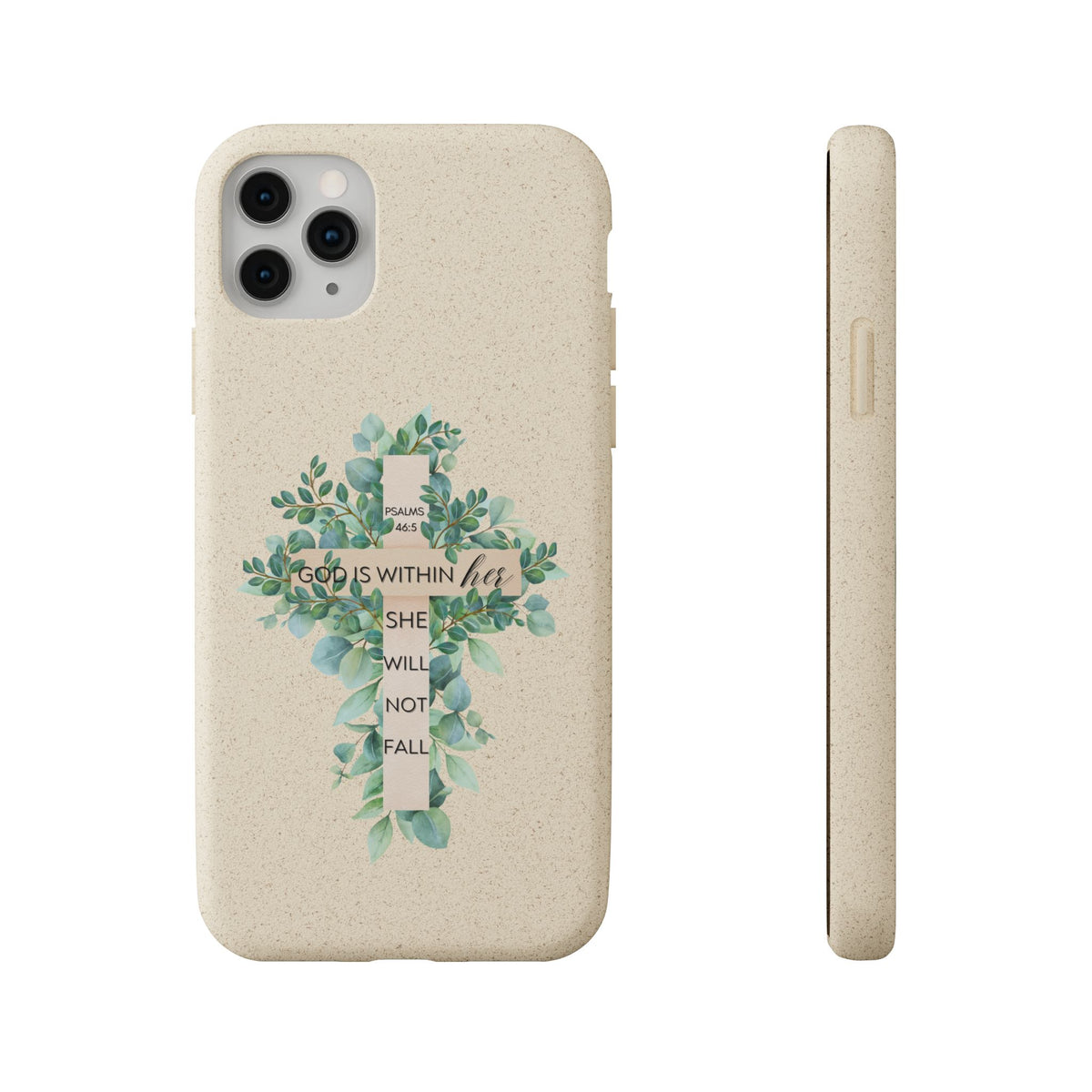 God Is Within Her Biodegradable iPhone Case