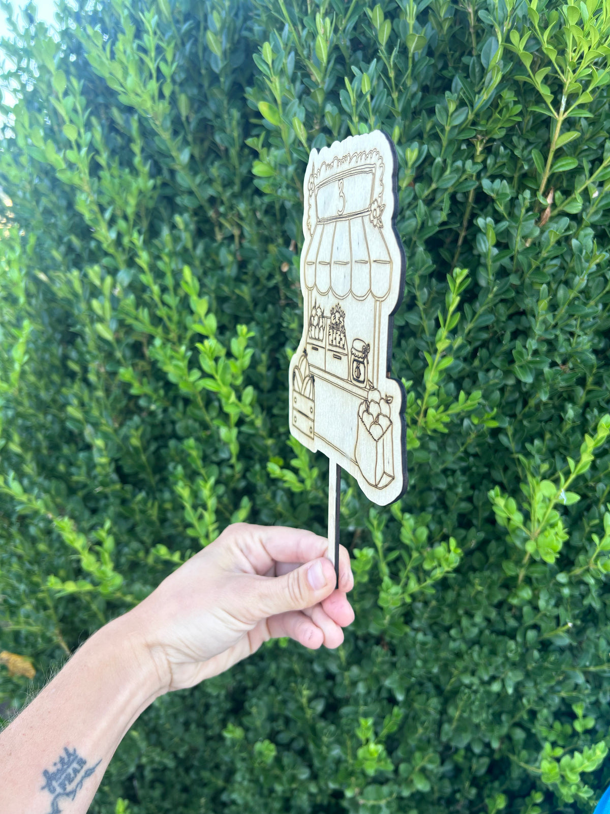 Farmers Market Cake Topper