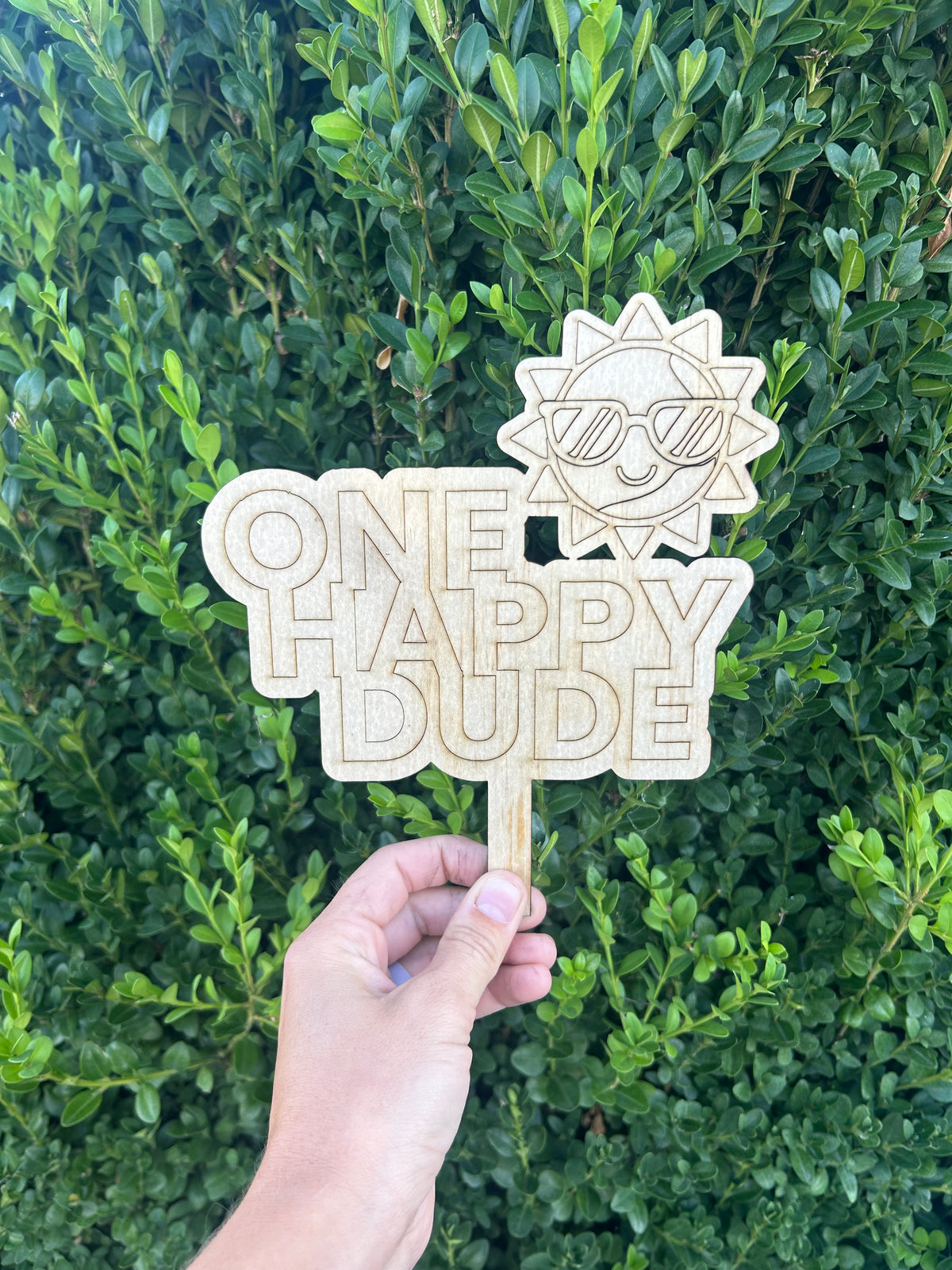 One Happy Dude Sunshine Cake Topper