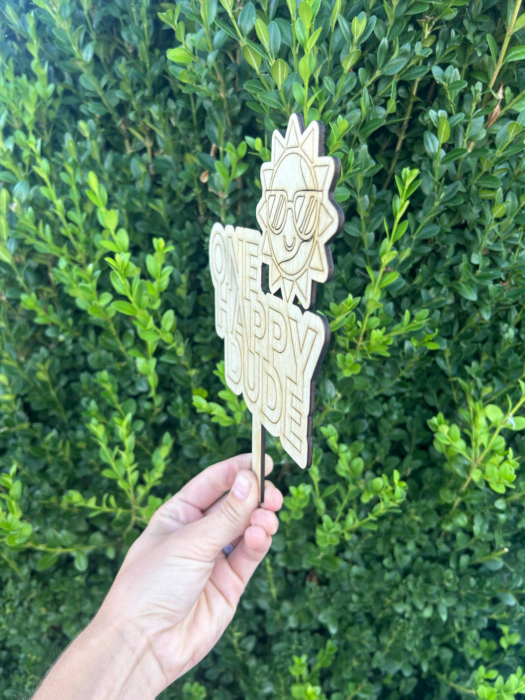 One Happy Dude Sunshine Cake Topper