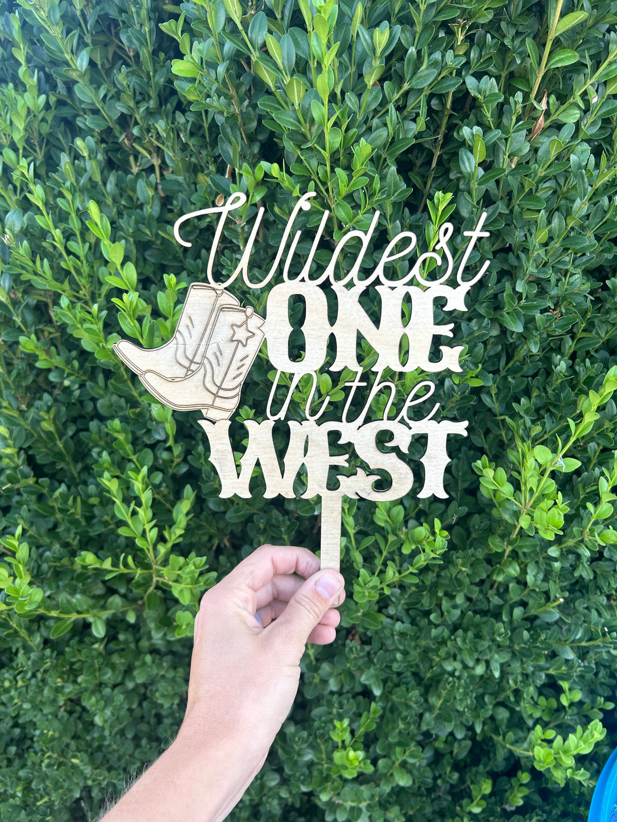 Wildest One in the West Cake Topper