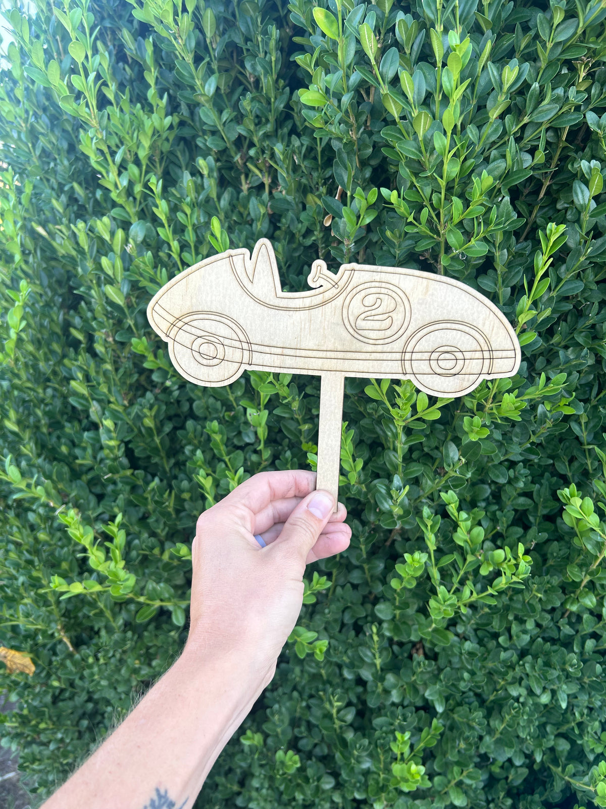 Race Car Cake Topper