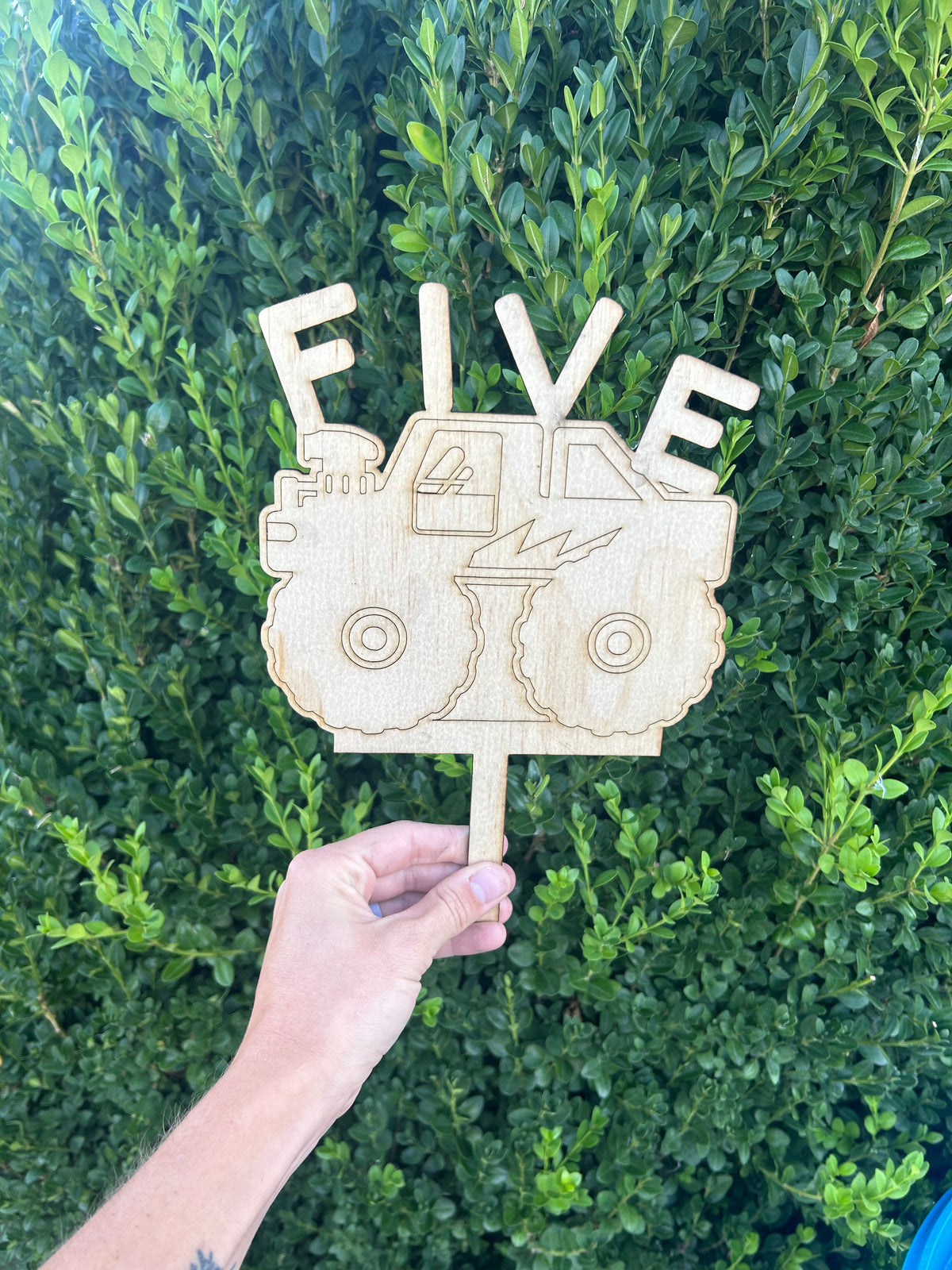 Monster Truck Cake Topper