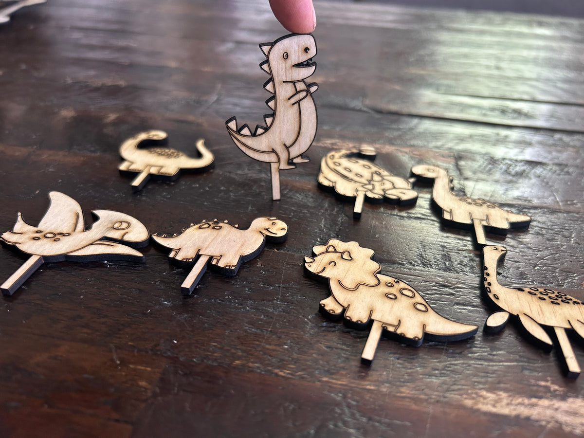 Dino Cupcake Toppers