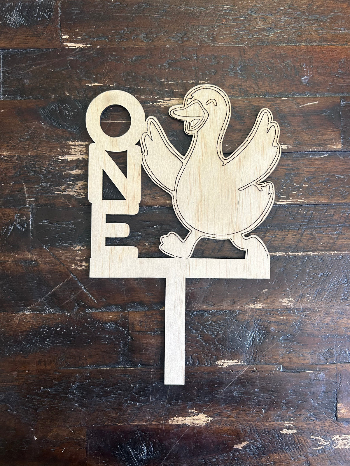 One Silly Goose Cake Topper