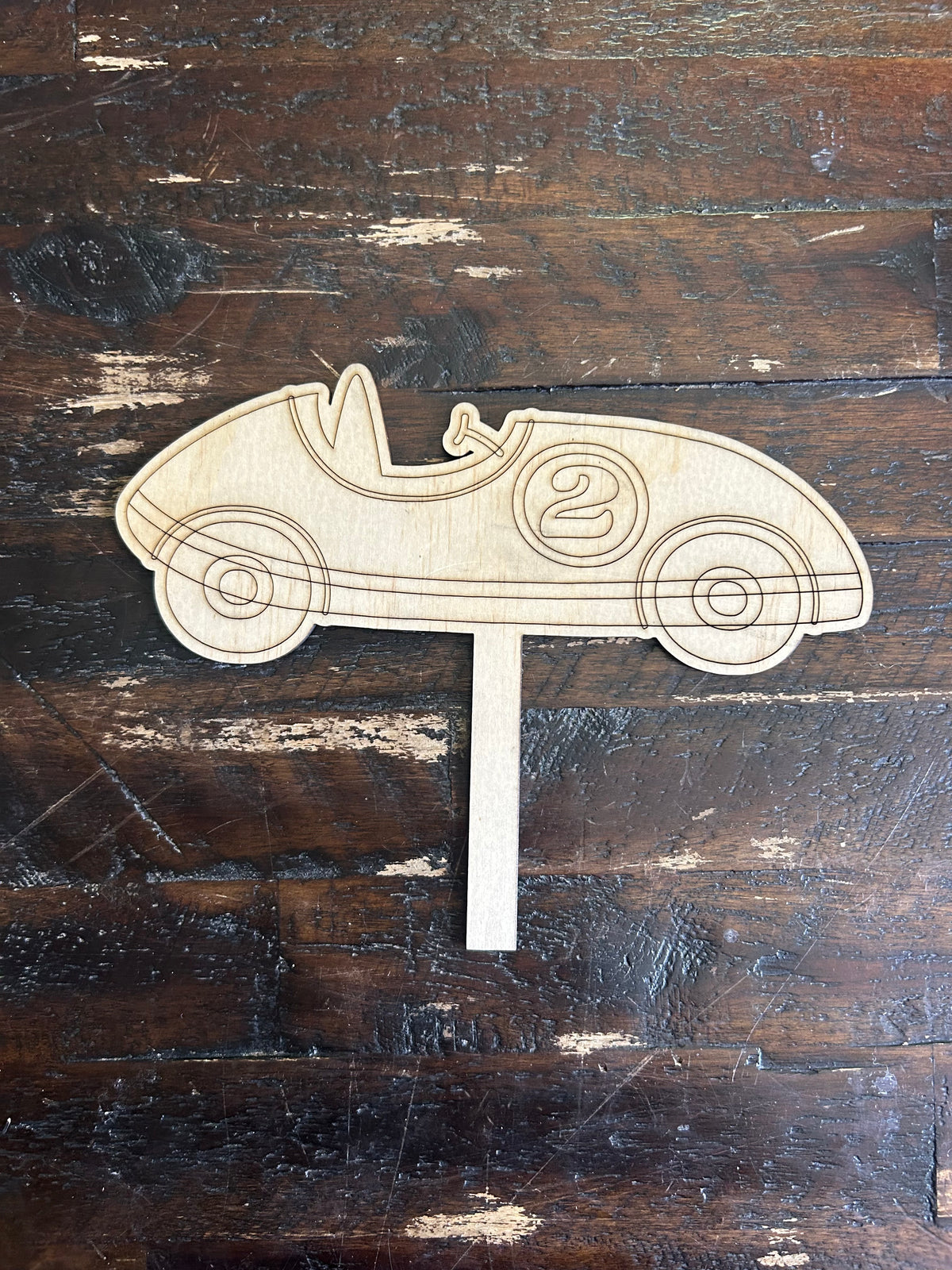 Race Car Cake Topper