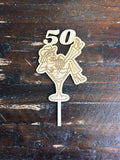 Disco Cake Topper
