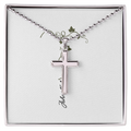 Artisan Cross Necklace-Stainless Steel